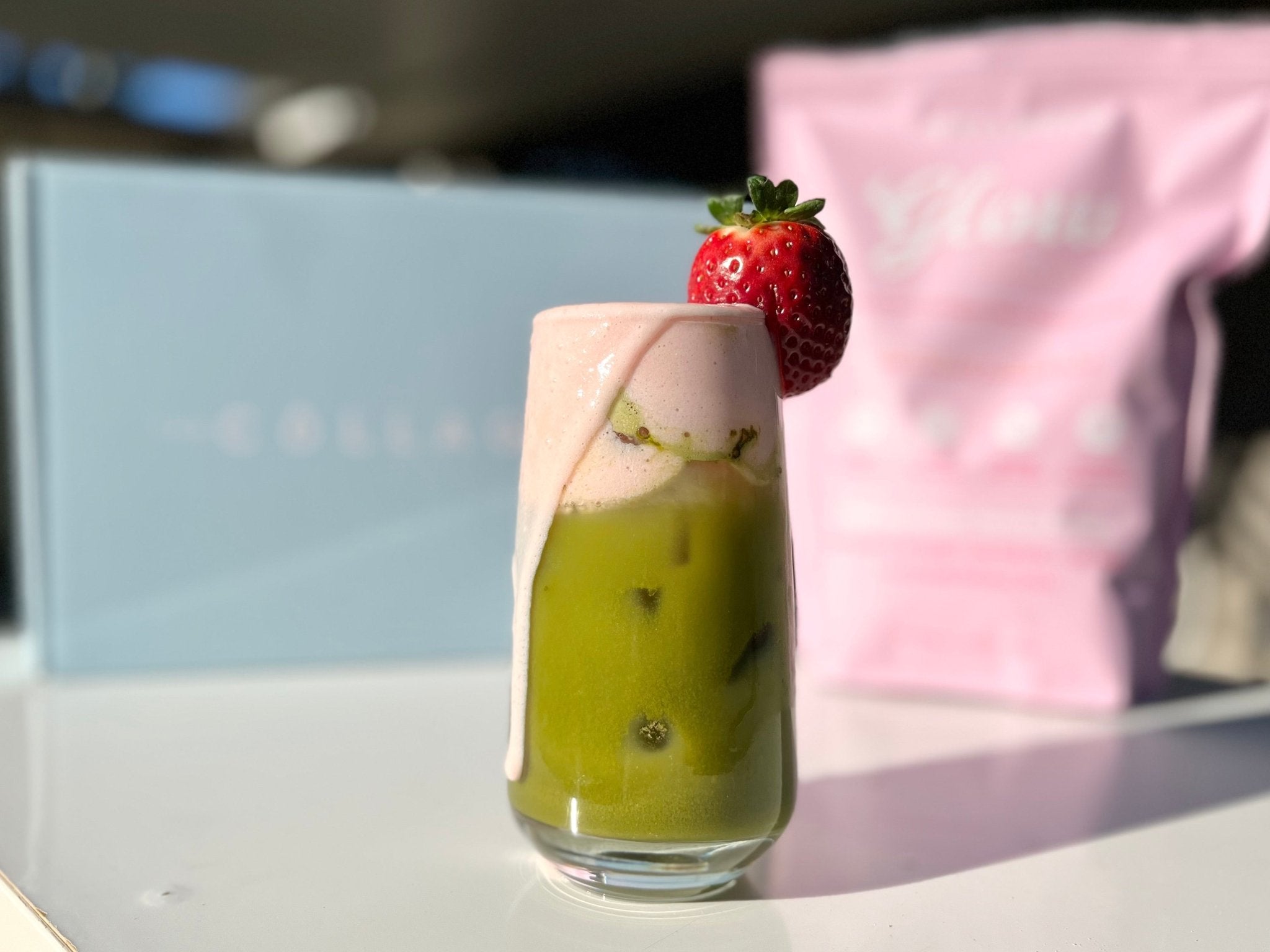 Strawberry Matcha Latte