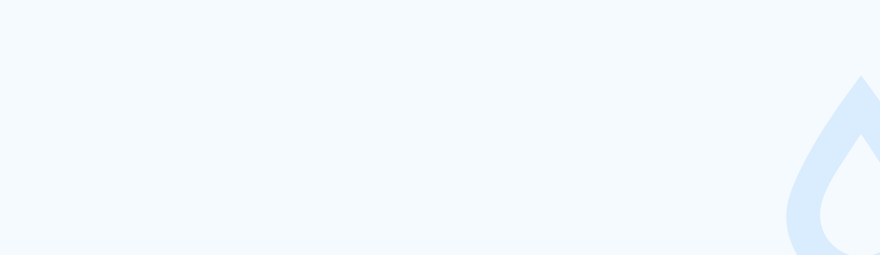 Minimalistic image with a light grey background and a subtle abstract drop shape on the right, symbolizing beauty and hydration.