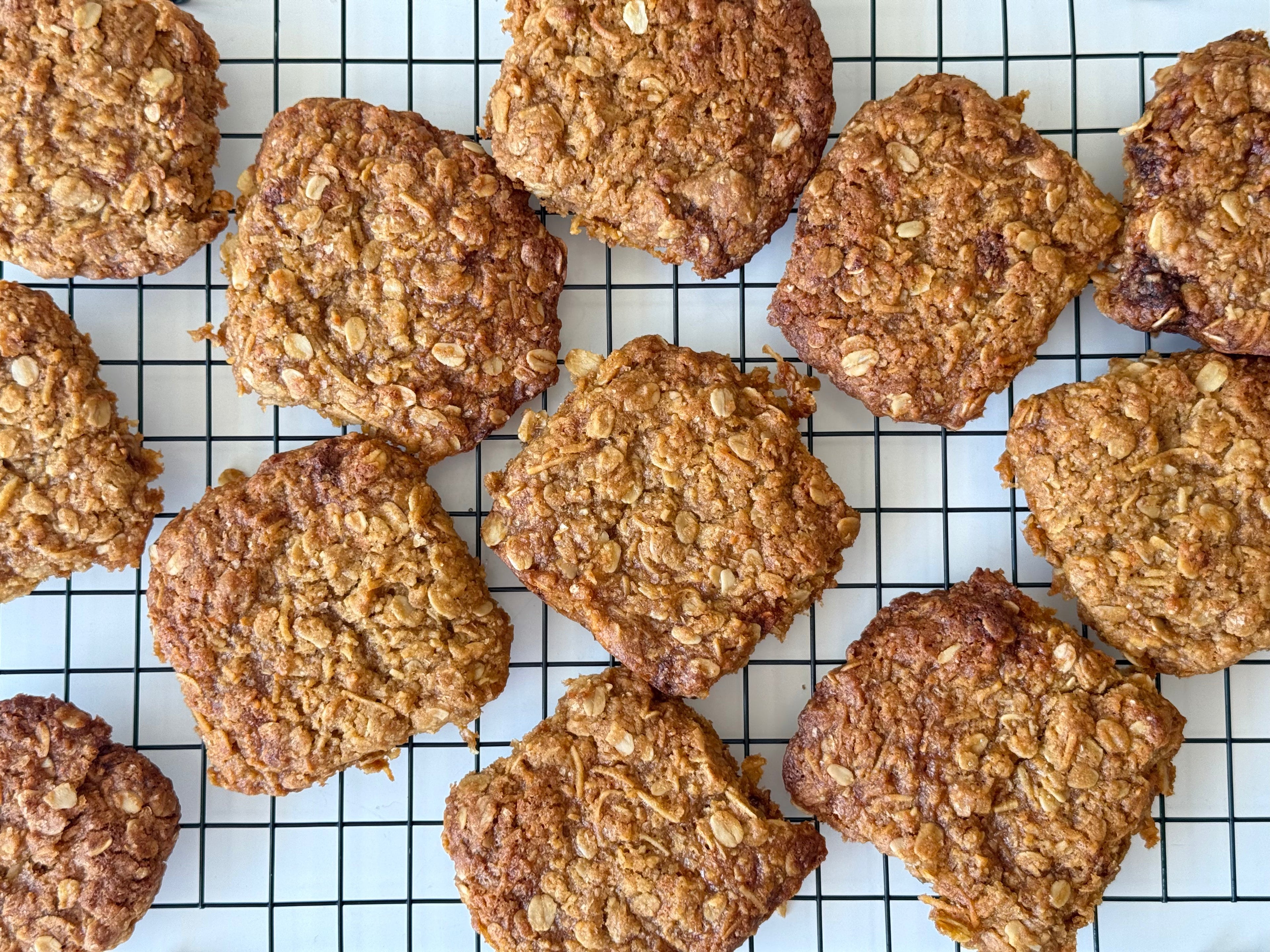 Healthy Anzac Cookies
