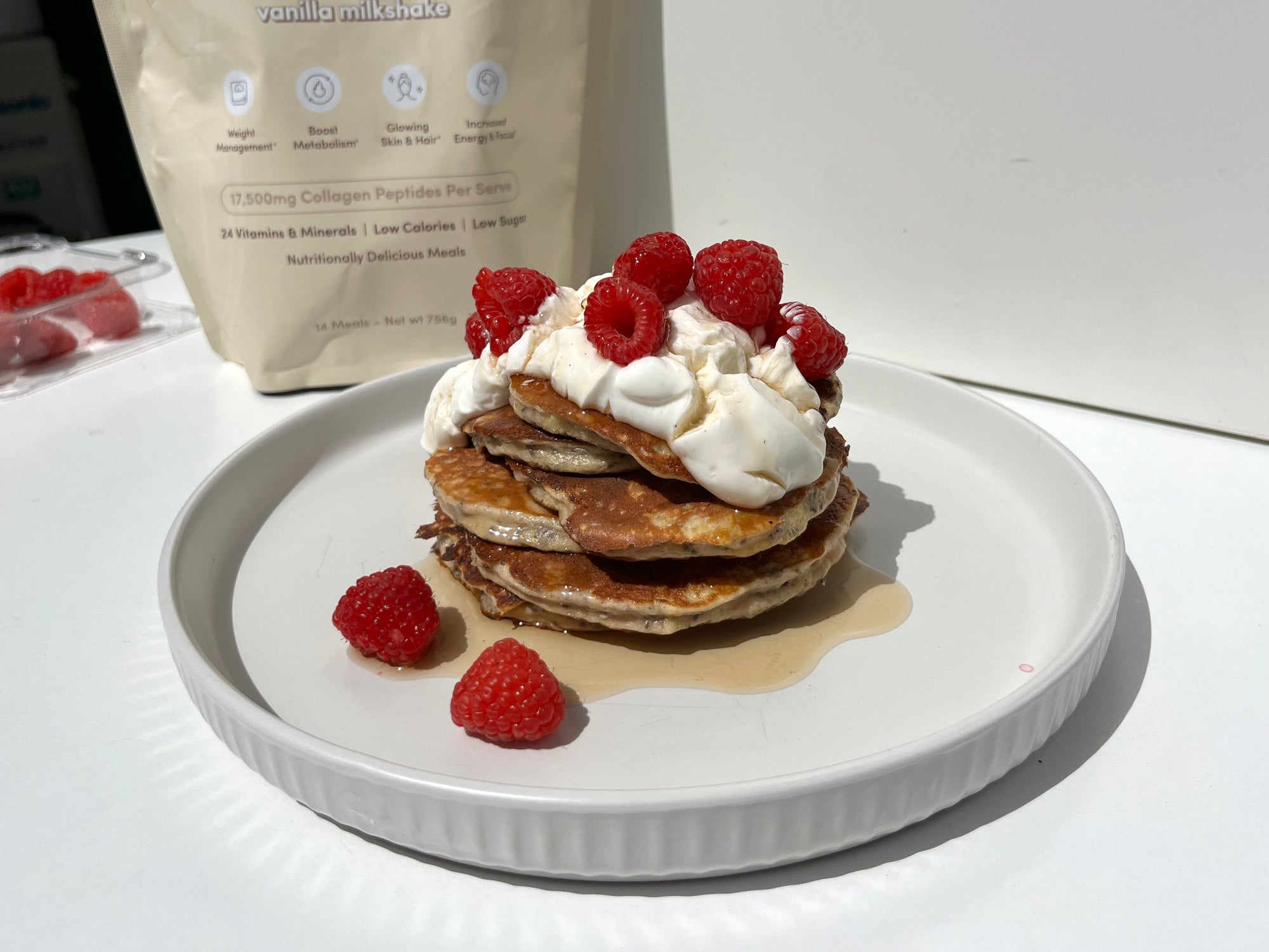 Banana Protein Pancakes