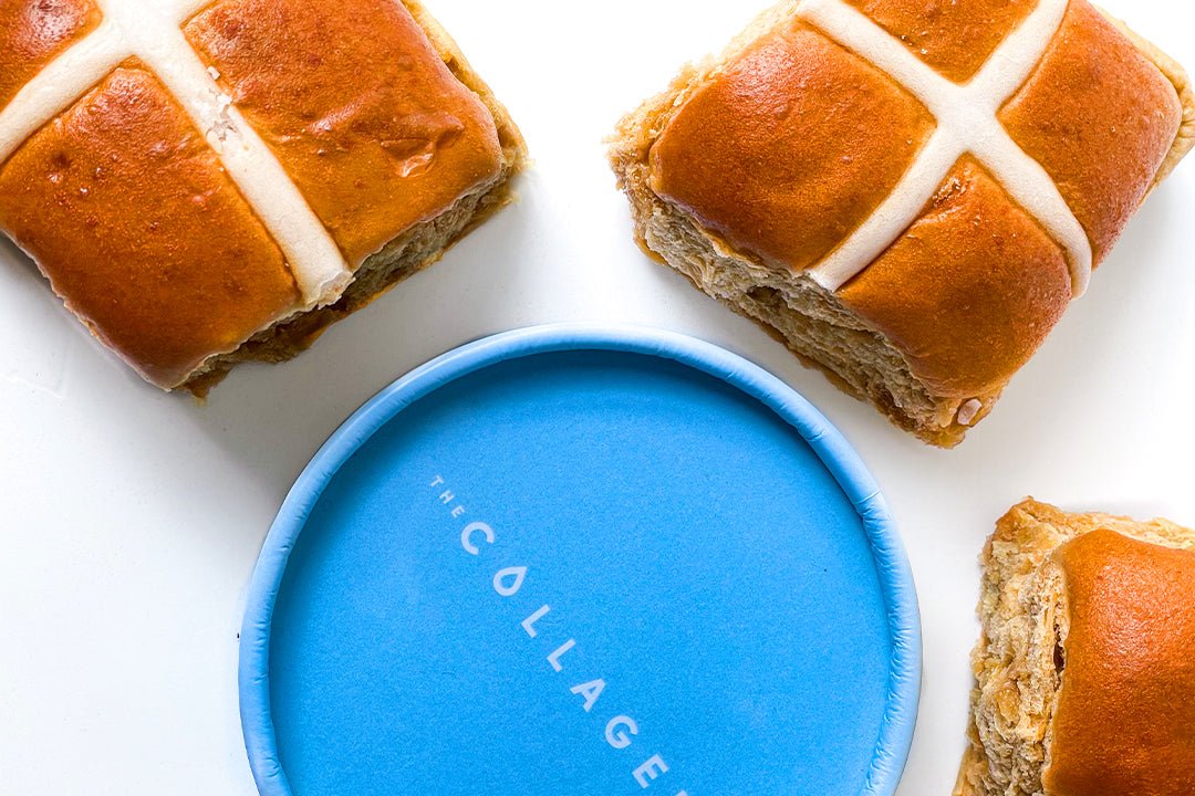 Caramel Collagen Hot Cross Buns - The Collagen Co.