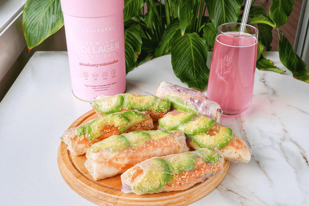 Chicken Rice Paper Rolls