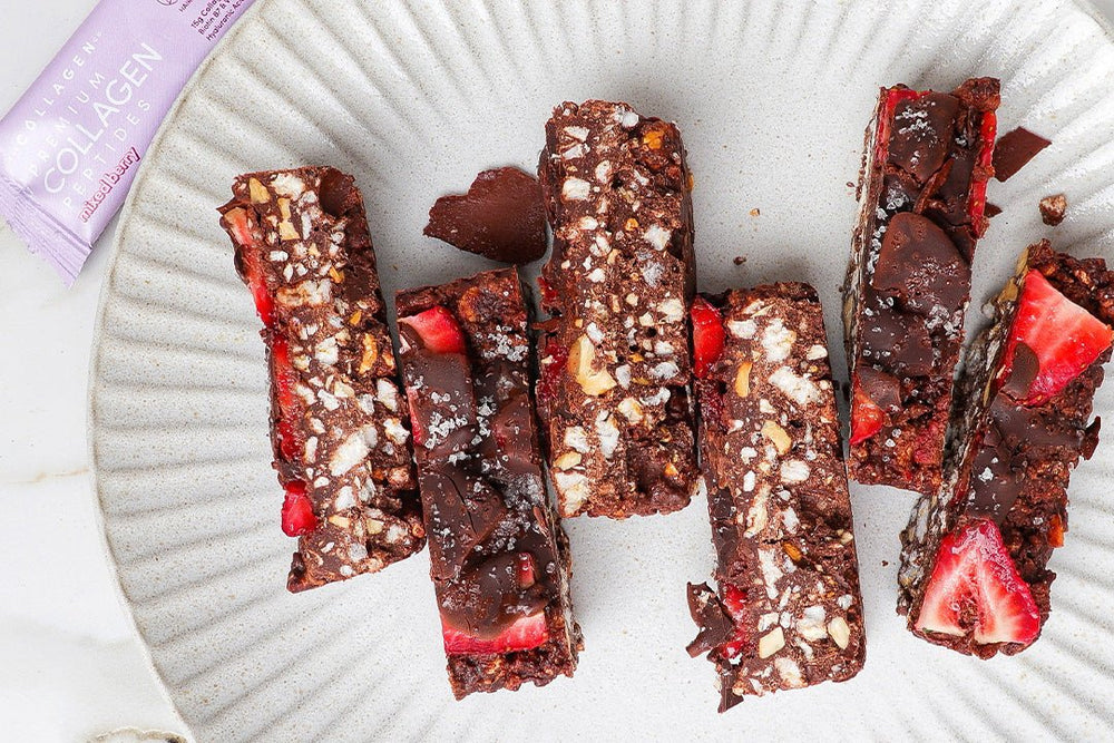 Choc-Berry Collagen Crunch Bars