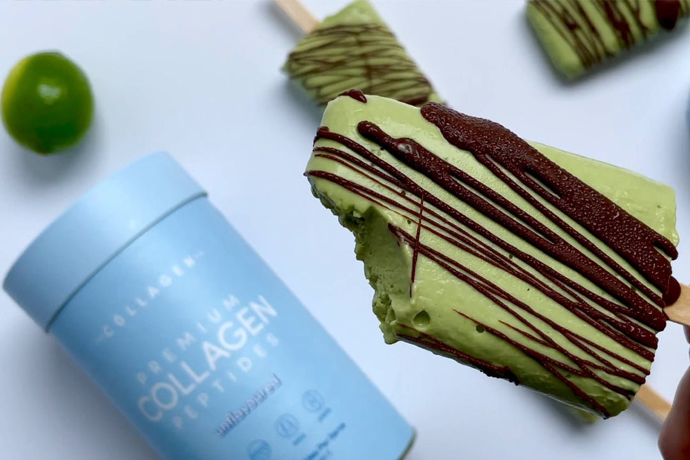 Choc-Lime Collagen Popsicles