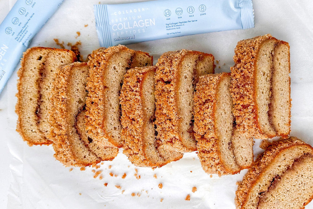 Cinnamon Crunch Collagen Banana Bread