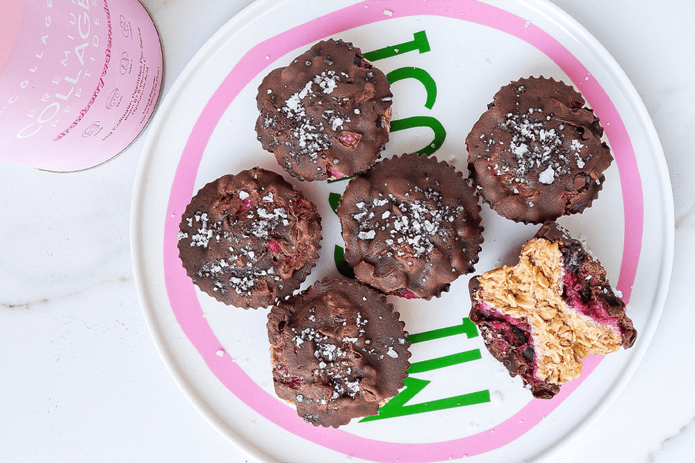 Collagen Berry Oat Breakfast Cups