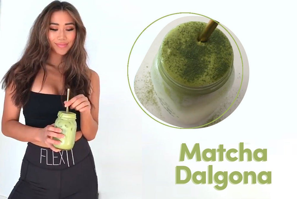 Collagen Matcha Dalgona Latte