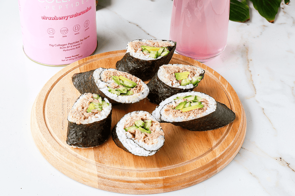 Easy Tuna Cucumber Sushi Rolls