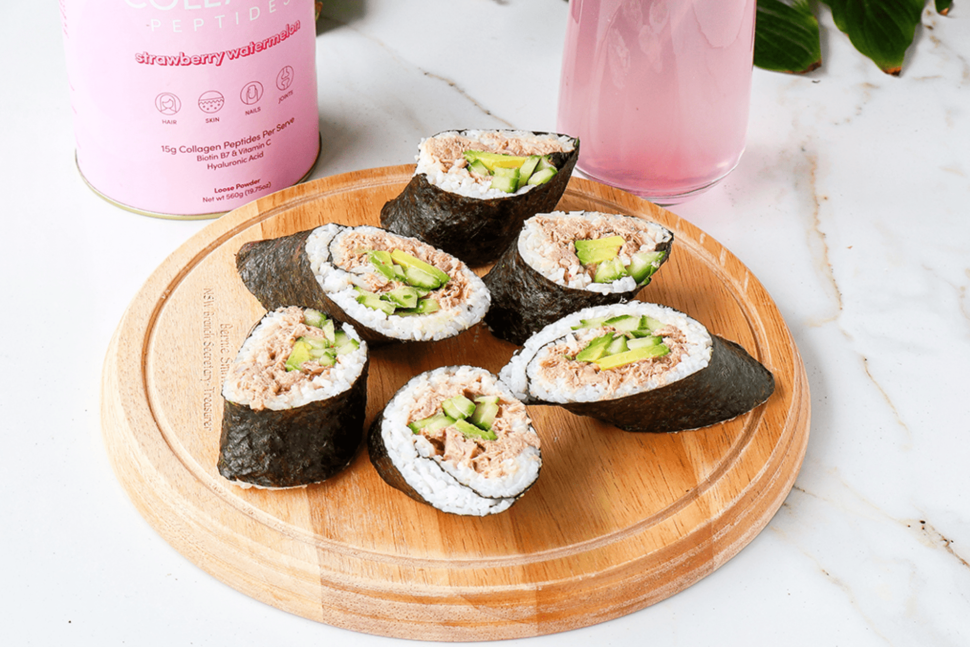 Easy Tuna Cucumber Sushi Rolls