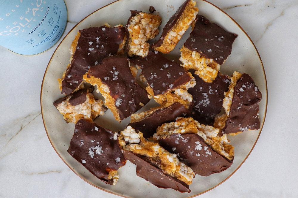 Healthy Collagen Caramel Slice