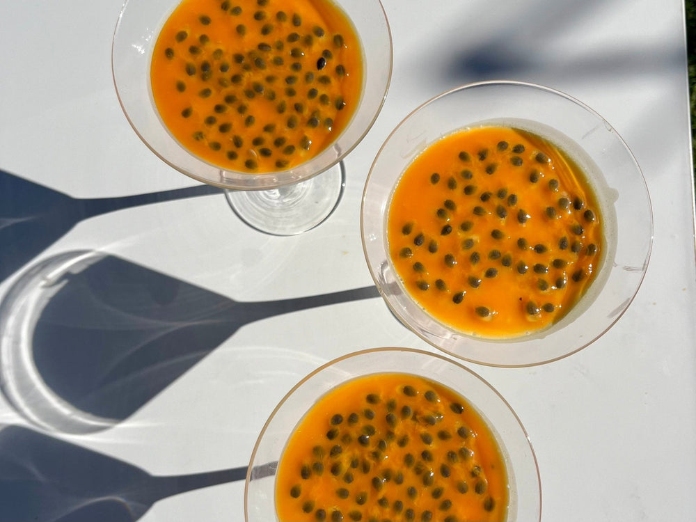 Passionfruit Mango Panna Cotta