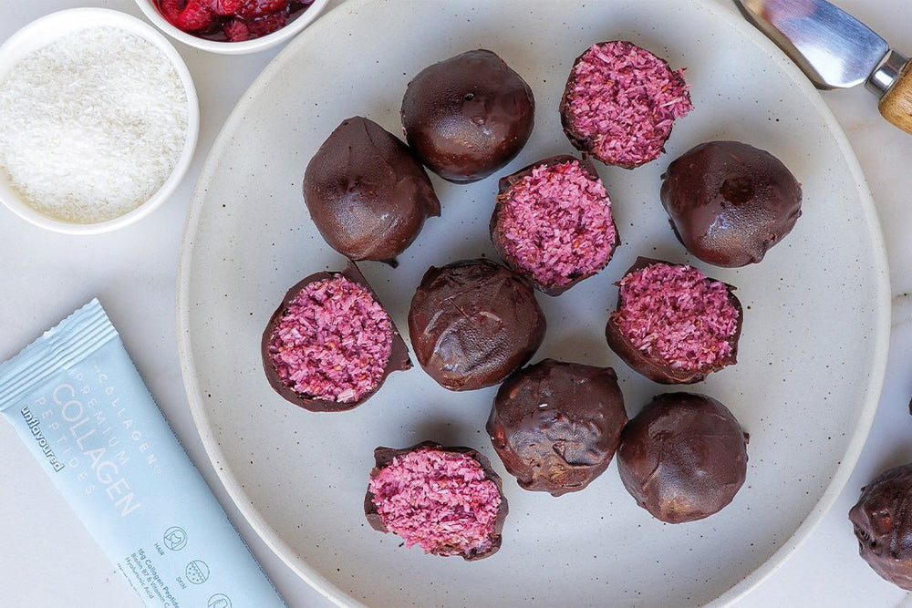 Raspberry Ripe Protein Balls