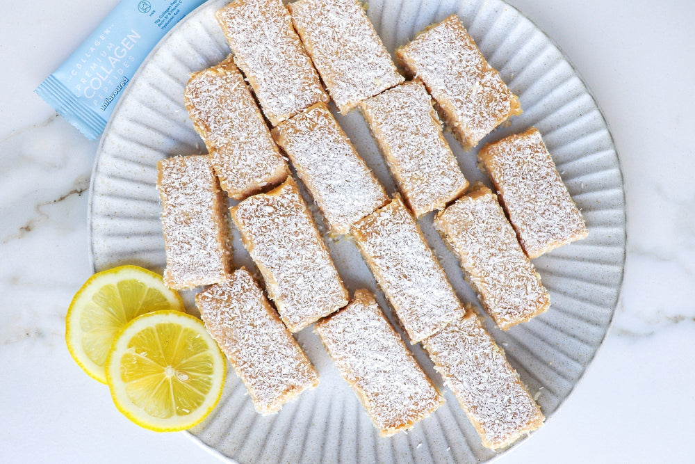 Raw Coconut Lemon Bars
