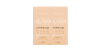 Peach-colored collagen supplement packaging with elegant typography and product details, emphasizing beauty and skincare benefits.