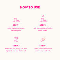 Pink Collagen Protein Shaker - 600ml