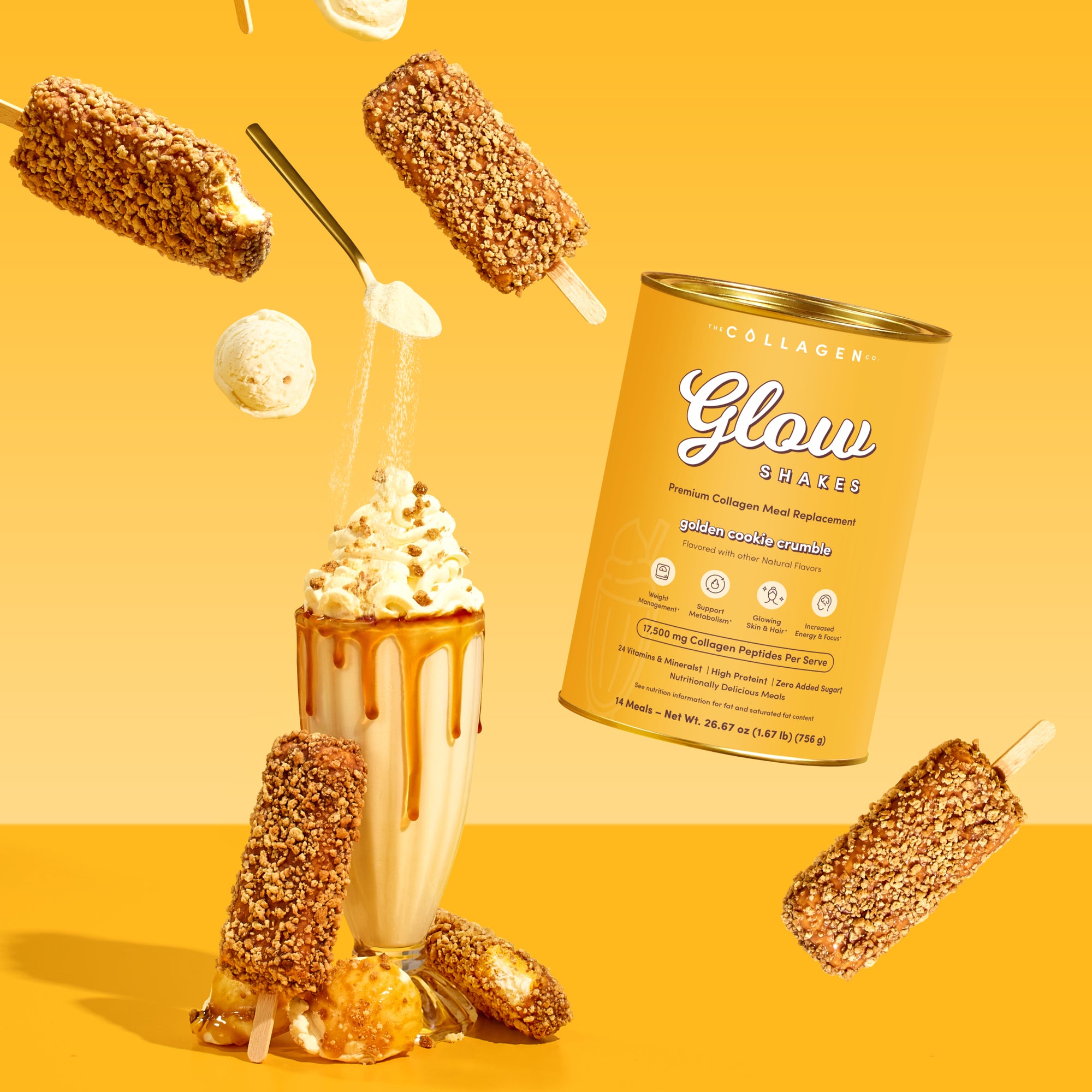 Golden Cookie Crumble Collagen Meal Replacement - 756g