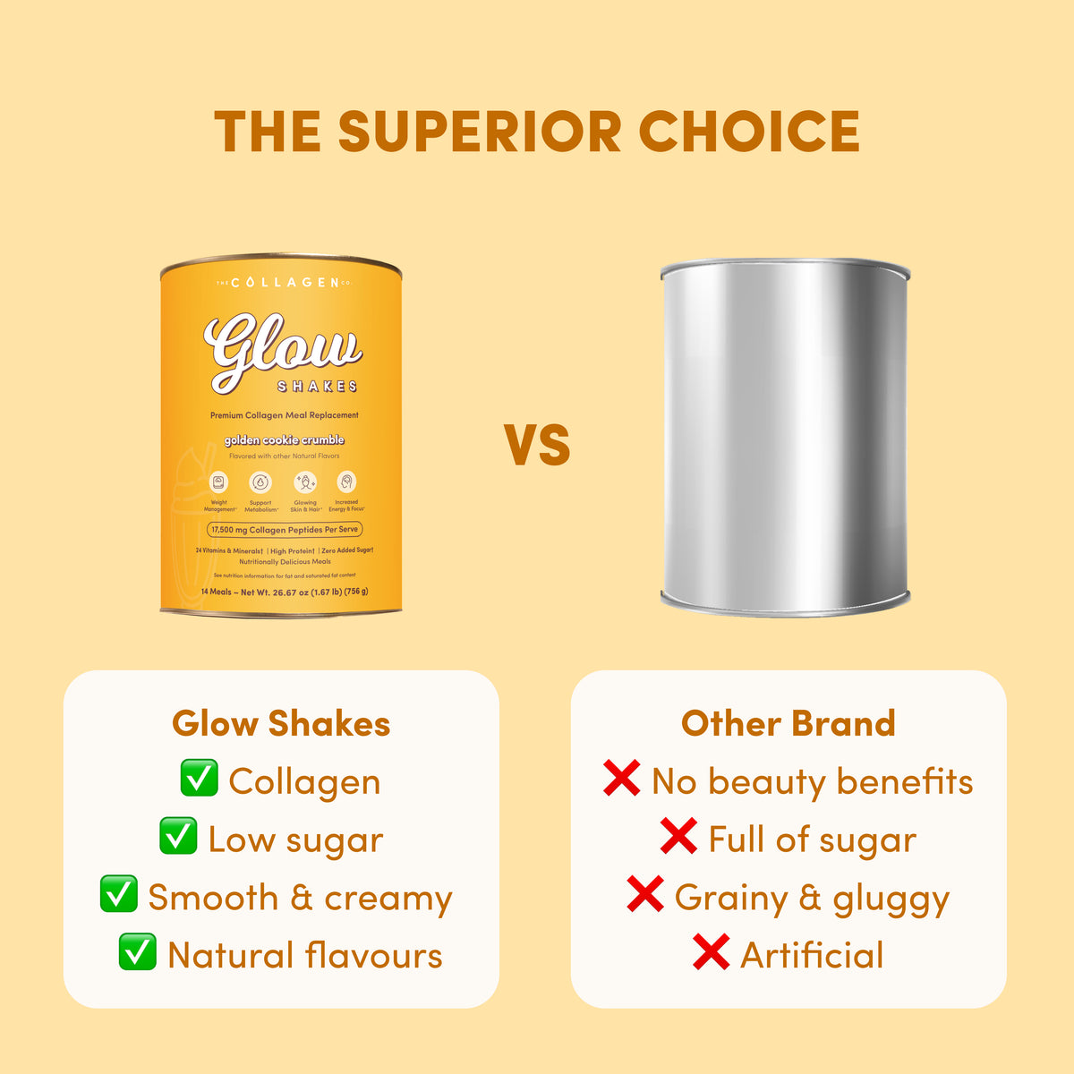Golden Cookie Crumble Collagen Meal Replacement - 756g