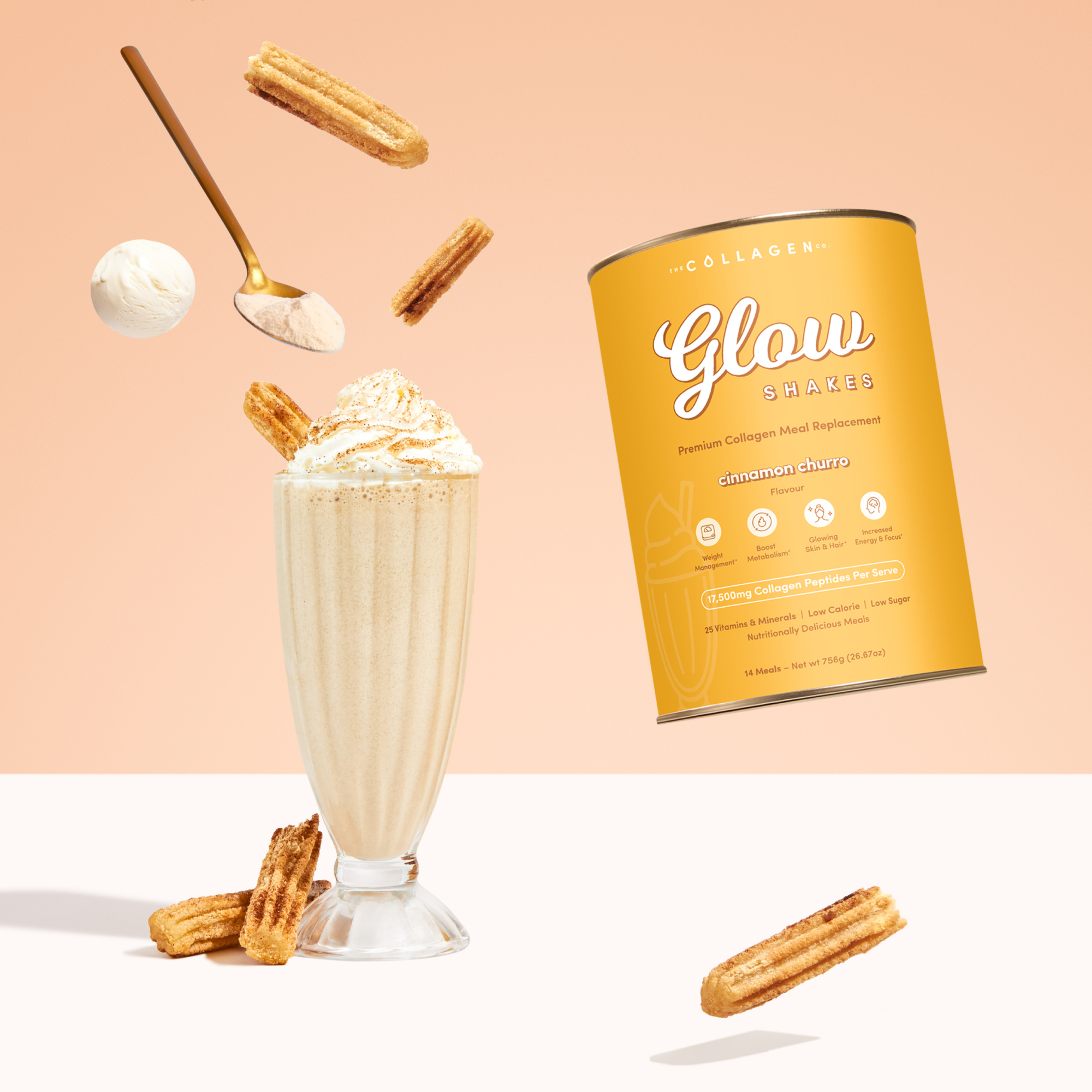 Cinnamon Churro Collagen Meal Replacement - 756g