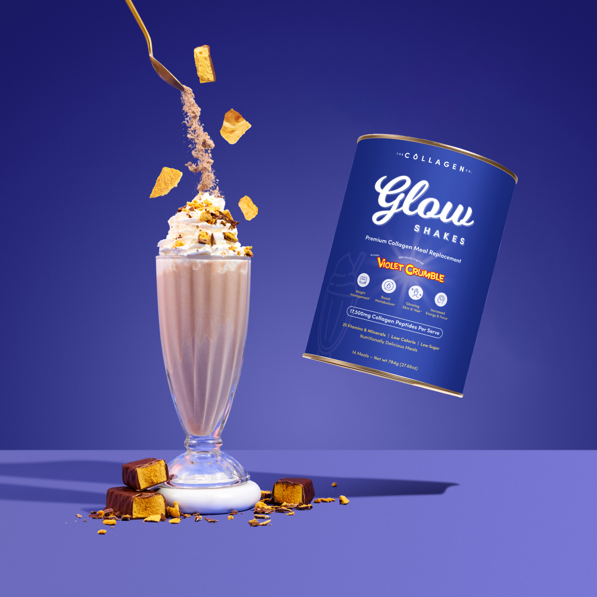 Violet Crumble Collagen Meal Replacement - 784g