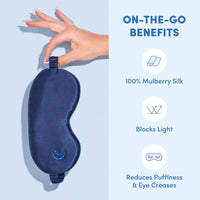 Mulberry Silk Sleep Mask - The Collagen Co.