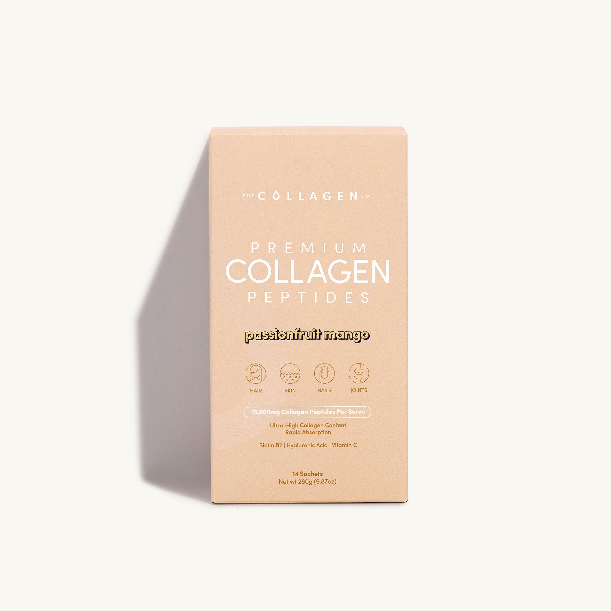 Passionfruit Mango Collagen Sachets - 280g - The Collagen Co.