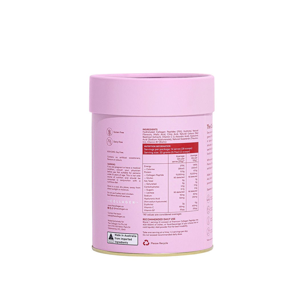 Strawberry Watermelon Collagen Powder - 280g - The Collagen Co.